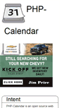 Mobile Screenshot of php-calendar.org